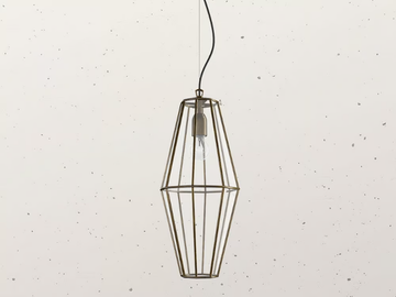 RILEGATO MEDINA OE - LED brass pendant lamp by Il Fanale - view 2